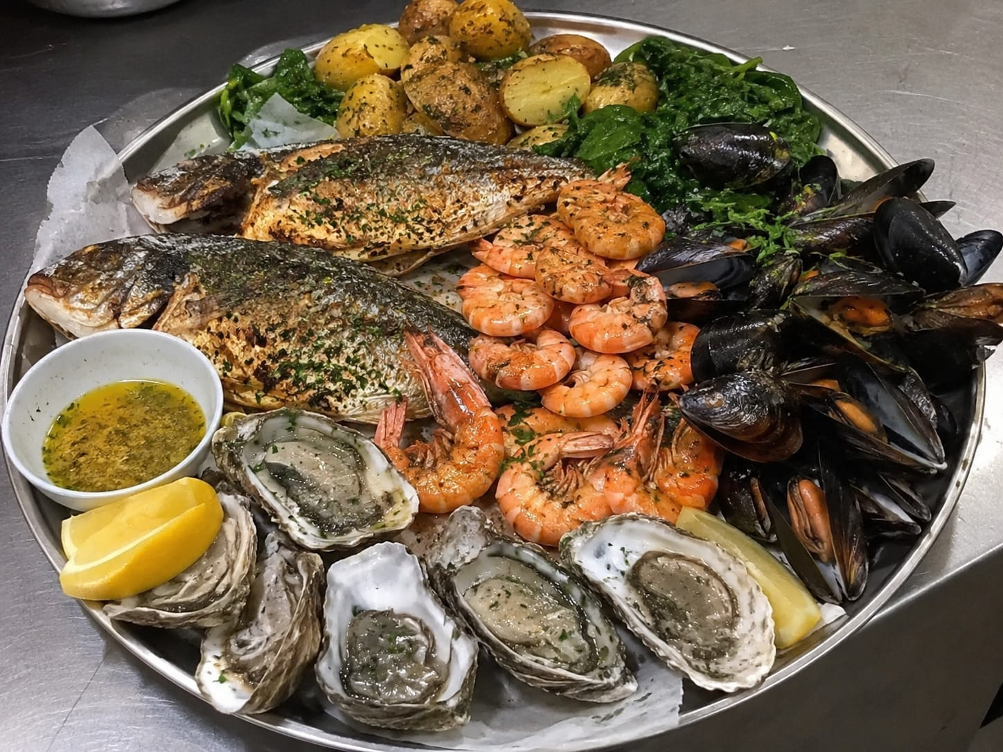 Wild catch from the heart of the bay